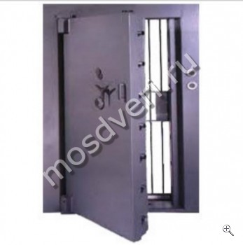 Серебристая дверь в КХО с вертикальной решёткой КХО-13 - купить от производителя Мосдвери Серебристая дверь в КХО с вертикальной решёткой КХО-13