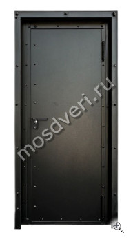 Квартирная железная дверь темная - купить от производителя Мосдвери Квартирная железная дверь темная