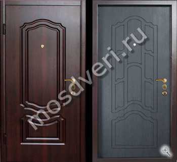Дверь металлическая с МДФ и порошковым напылением - купить от производителя Мосдвери Дверь металлическая с МДФ и порошковым напылением