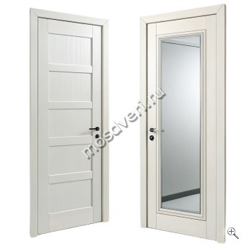 Дверь с отделкой МДФ и зеркалом - купить от производителя Мосдвери Дверь с отделкой МДФ и зеркалом