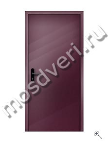 Противопожарная дверь со скрытыми петлями глухая - купить от производителя Мосдвери Противопожарная дверь со скрытыми петлями глухая